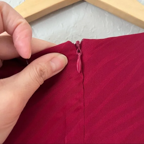 NWT Ronny Kobo Shanaya Dress Red L - Picture 11 of 16